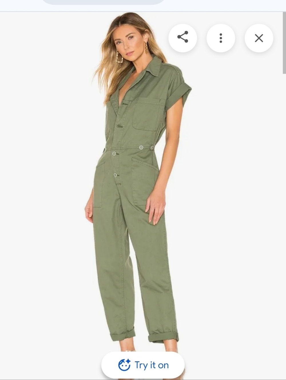 Just Fab Coverall Jumpsuit
